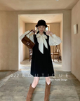 Ruffled neck blouse