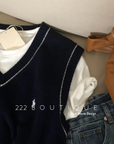V neck gilets