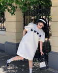 SHORT TIERED DRESS
