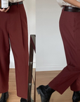 Elastic waist trousers