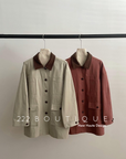 Cotton classic trench coat