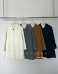 Handmade oversized wool coat