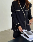 Structured Blazer button