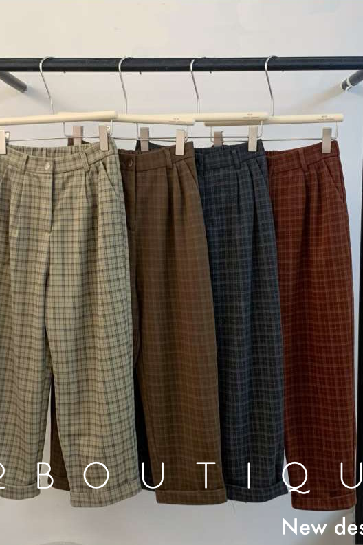 Straight trousers