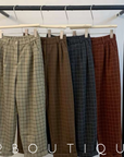 Straight trousers