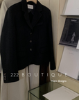 Handmade oversized wool coat