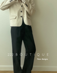 Handmade oversized wool coat