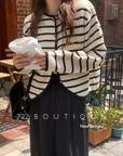 Stripped cardigan