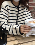 Stripped cardigan