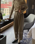 Straight trousers