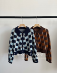Polo style sweater