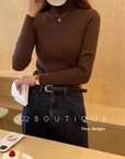 TURTLENECK KNITTED SWEATER