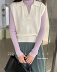 knitted gilet