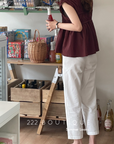 Oversize cotton shirt