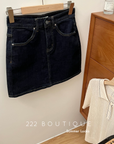 Mini jeans skirt