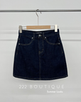 Mini jeans skirt
