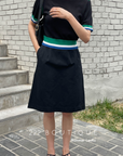 pocket cotton skirt