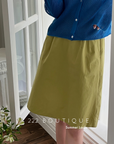 pocket cotton skirt