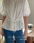 Oversized 100% cotton blouse