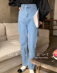 High- waist mom jean