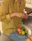 Linen oversize shirt