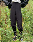Wool suit trousers