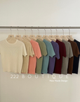 Basic knitted shirt