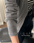 cashmere cardigan