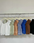 Cotton top with ruffles