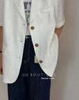 Linen blazer