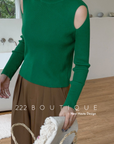 cut- out sweater