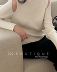 cut- out sweater