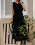 Cut-out back dress