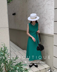 Cut-out back dress