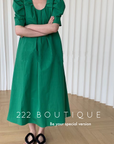 Cotton oversized dress