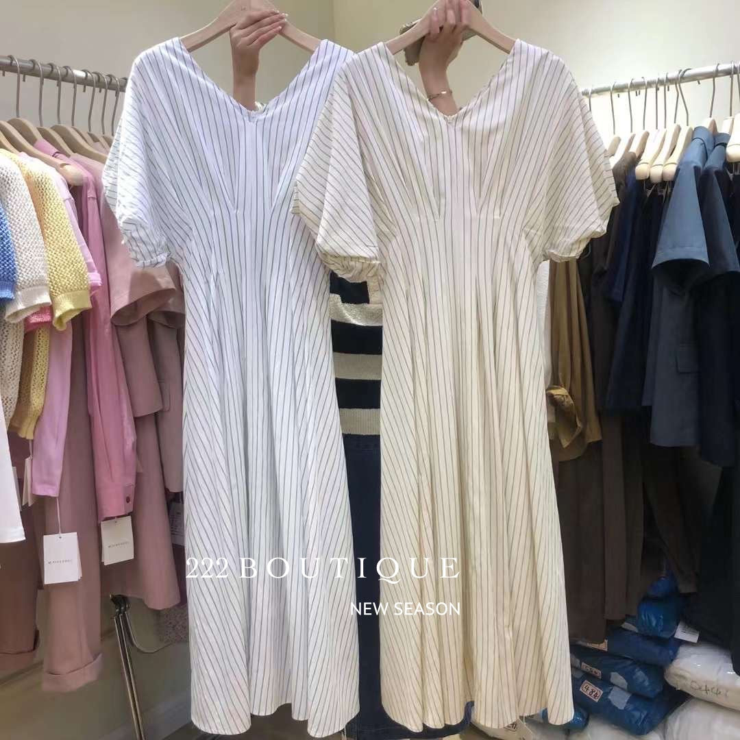 long striped dress