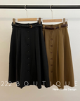 Fluid midi skirt