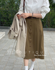 Fluid midi skirt