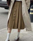 Fluid midi skirt