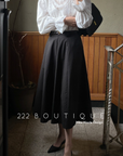 Fluid midi skirt