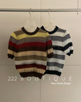 Stripped knit shirt