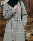Belt handmade coat