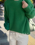 Oversize knit sweater