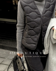 Ultra-light quilted gilet