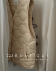 Ultra-light quilted gilet