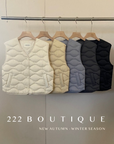 Ultra-light quilted gilet