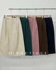 velvet skirt