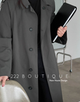 Cotton classic trench coat