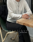 Fine-knit cardigan