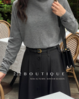 Turtleneck knitted sweater